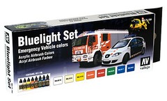 AV 71154 - Model Air Set: Bluelight Emergency Vehicle Colors (8x17ml)